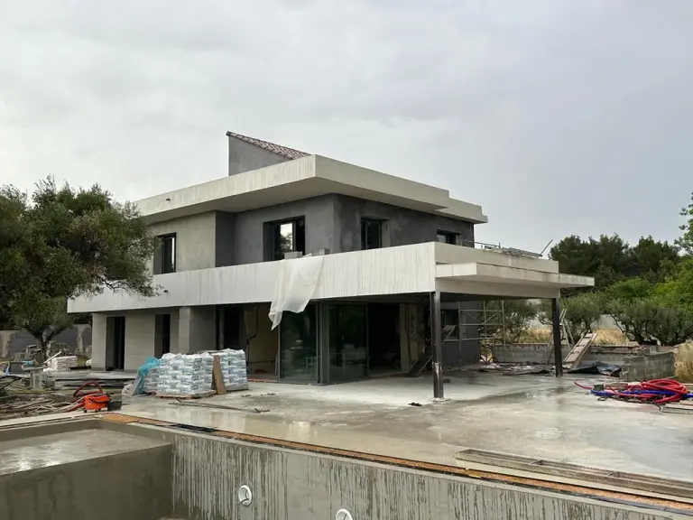Villa piscine béton